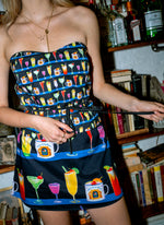 Featured in Vogue, Man Repeller, V Mag, Zoe Report, Who What Wear, and more: our boned corset made of vintage fabric.