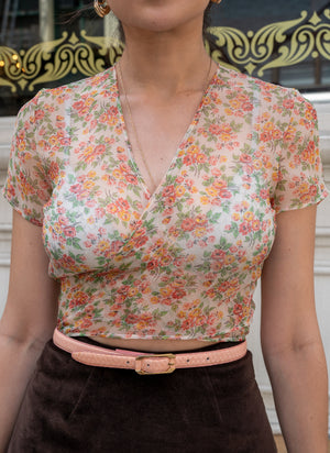 
                  
                    load image into gallery viewer, SS marylebone top - sheer rose
                  
                