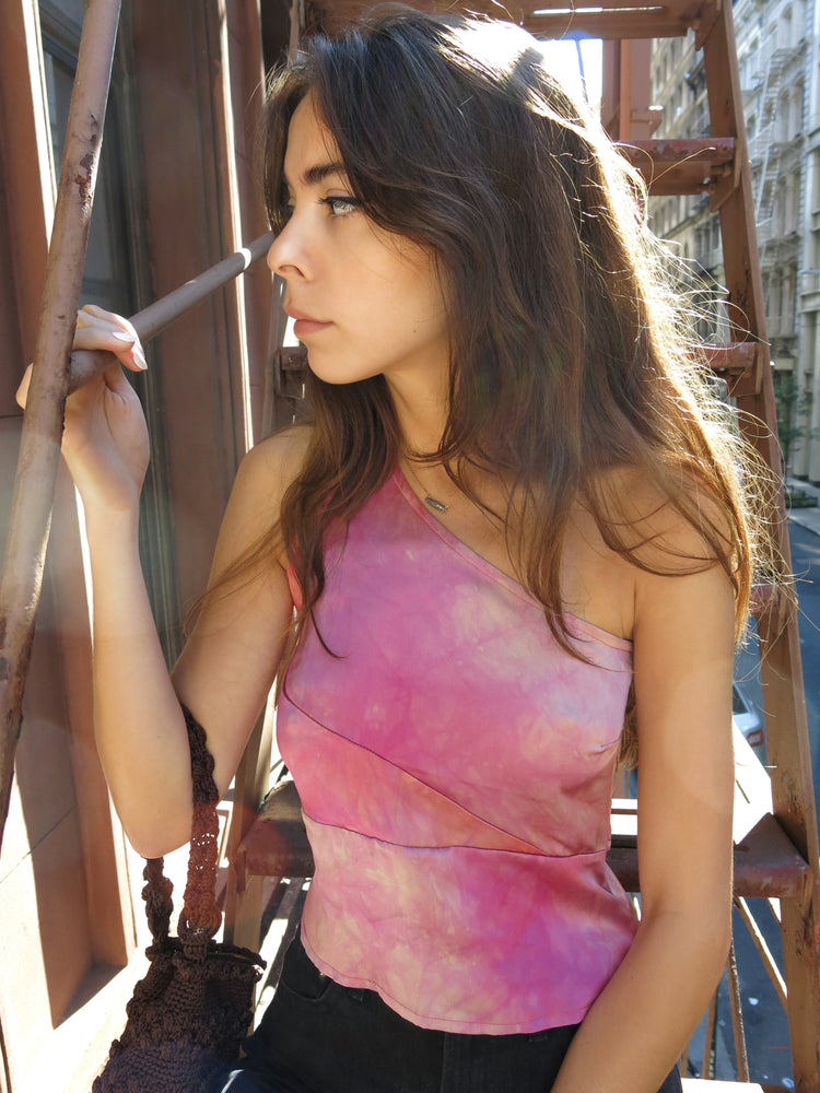 
                  
                    load image into gallery viewer, tribeca top - blush tie-dye
                  
                