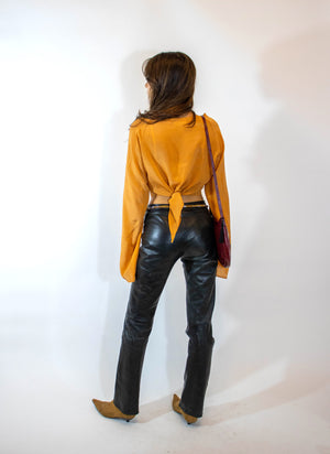 
                  
                    load image into gallery viewer, brooklyn top - orange silk
                  
                