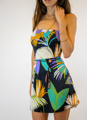 
                  
                    load image into gallery viewer, byron dress - dark tropical stretch
                  
                