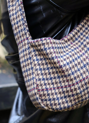 
                  
                    load image into gallery viewer, west village bag - multicolour houndstooth
                  
                