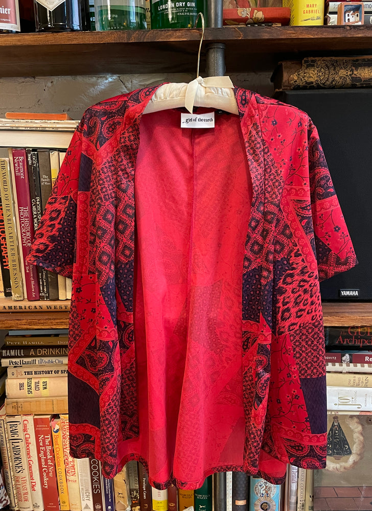 
                  
                    load image into gallery viewer, astoria kimono - red paisley
                  
                