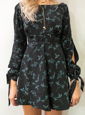 
                  
                    load image into gallery viewer, sydney dress - black floral
                  
                