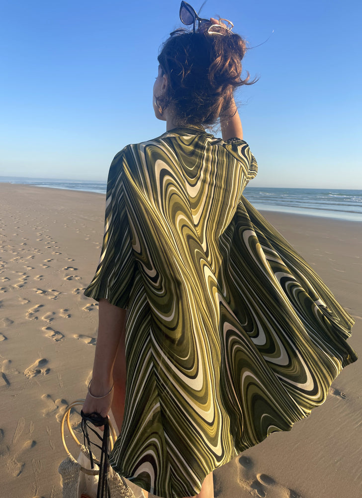 astoria kimono - stretch wave